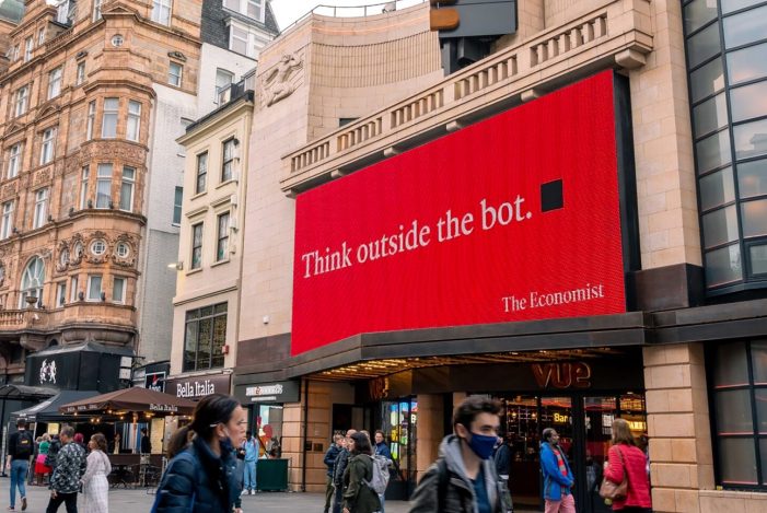 Cocogun collaborates with The Economist on new outdoor work for the US and UK