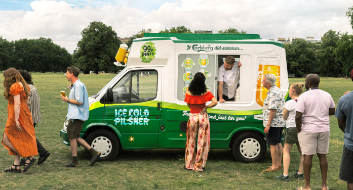“IF CARLSBERG DID.” IS BACK The brand resurrects its iconic campaign tagline after ten years, tackling British summer gripes with trademark wit and a fresh edge.