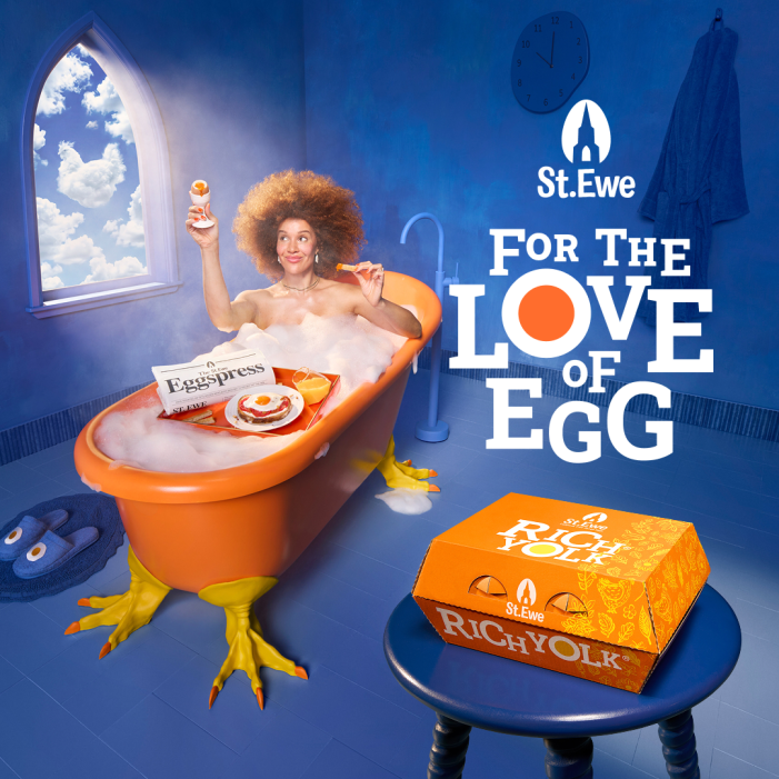 bray leino bray leino launches first work for St. Ewe, ‘For the Love of Egg’