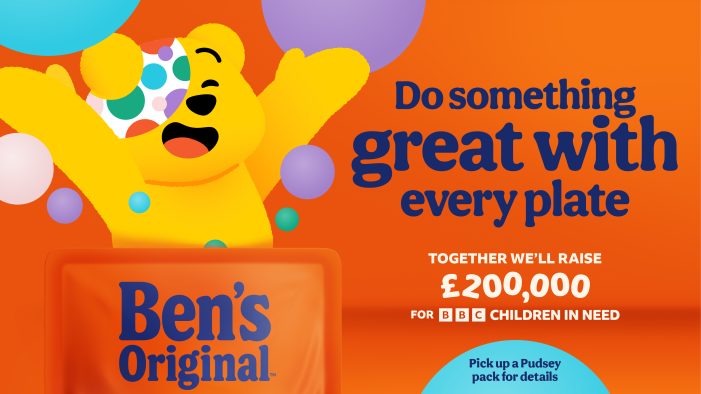 Mars Food & Nutrition Pudsey is back on shelves – Ben’s Original renews BBC Children in Need partnership