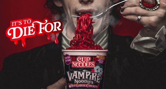 Cup Noodles Signs A 300-Year-Old Vampire Influencer To His First Brand Deal